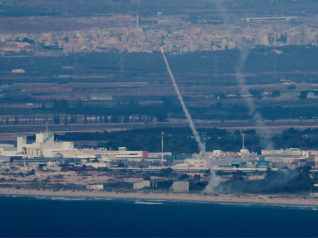 Israel's Iron Dome anti-missile system operates for interceptions as rockets are launched from Lebanon towards Israel, amid cross-border hostilities between Hezbollah and Israel, as seen from Haifa, Israel, September 24, 2024. REUTERS/Ammar Awad