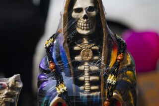 灰机@hz2333墨西哥民间圣徒邪教“La Santa Muerte”的一位领袖